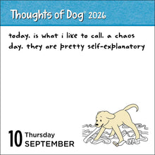 Load image into Gallery viewer, Thoughts of Dog 2026 Day-to-Day Calendar
