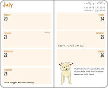 Load image into Gallery viewer, Thoughts of Dog 12-Month 2026 Weekly/Monthly Planner Calendar