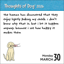 Load image into Gallery viewer, Thoughts of Dog 2026 Day-to-Day Calendar