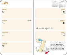 Load image into Gallery viewer, Thoughts of Dog 12-Month 2026 Weekly/Monthly Planner Calendar
