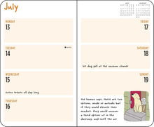 Load image into Gallery viewer, Thoughts of Dog 12-Month 2026 Weekly/Monthly Planner Calendar
