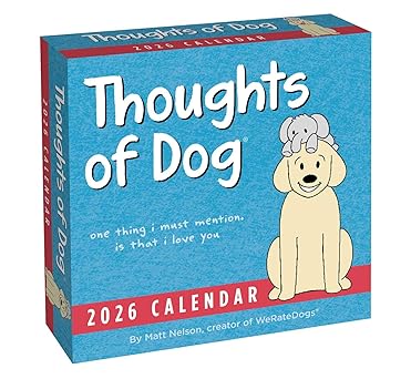 Thoughts of Dog 2026 DaytoDay Calendar Thoughts Of Dog