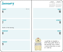 Load image into Gallery viewer, Thoughts of Dog 12-Month 2025 Weekly/Monthly Planner Calendar
