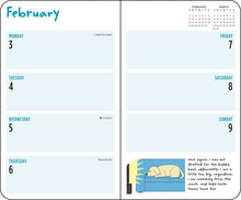 Load image into Gallery viewer, Thoughts of Dog 12-Month 2025 Weekly/Monthly Planner Calendar
